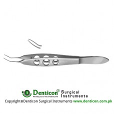 Buratto Soft IOL Inserting Forcep Extra Delicate Highly Polished Convex Jaws Stainless Steel, 10 cm - 4"
